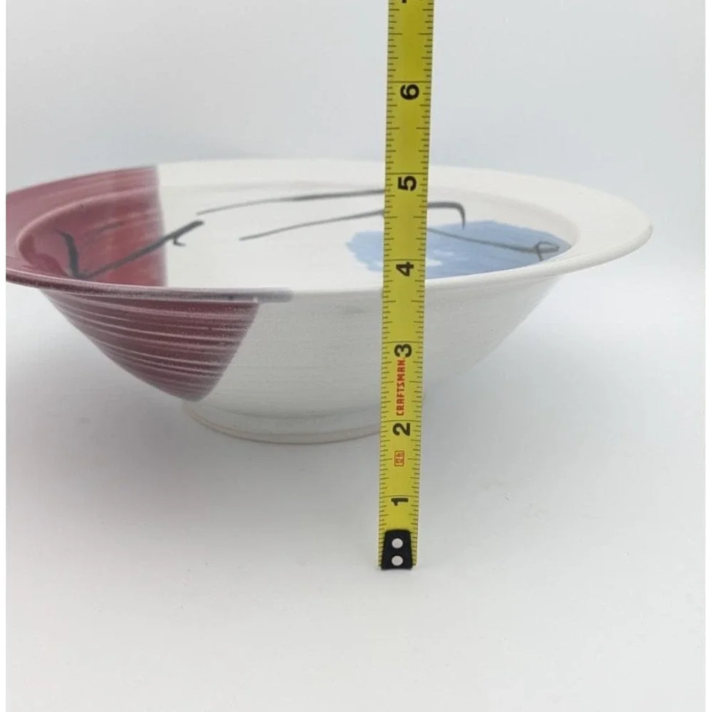 Studio Art Pottery Large Bowl 11 7/8
